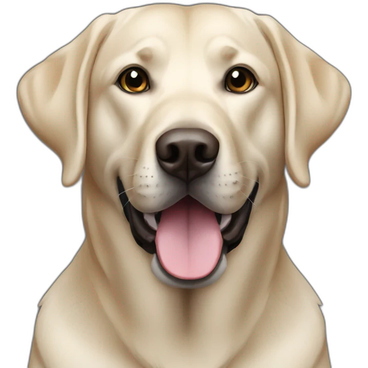 Black Labrador emoji