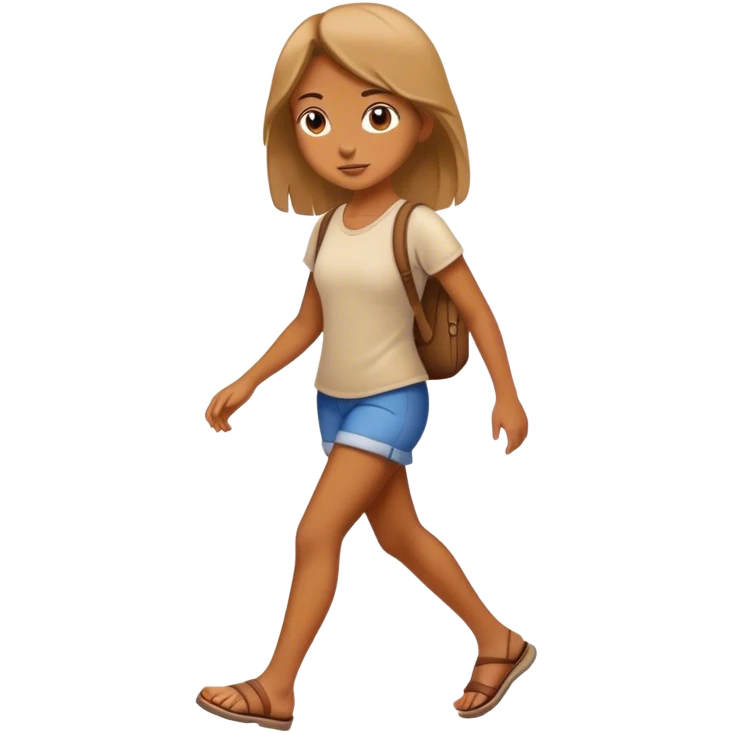 Walking girl emoji