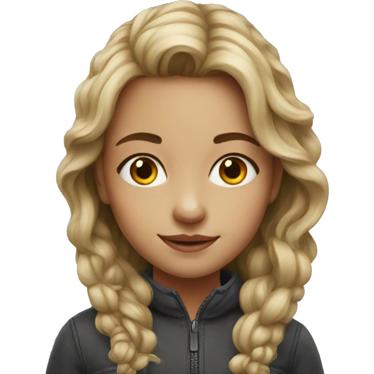 realistic portrait of girl emoji
