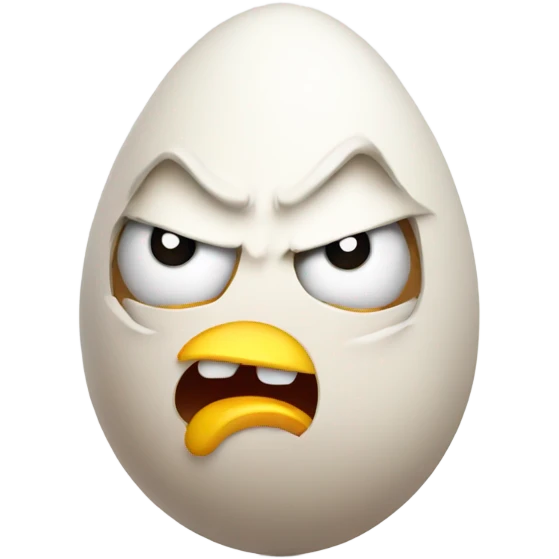 angry egg emoji
