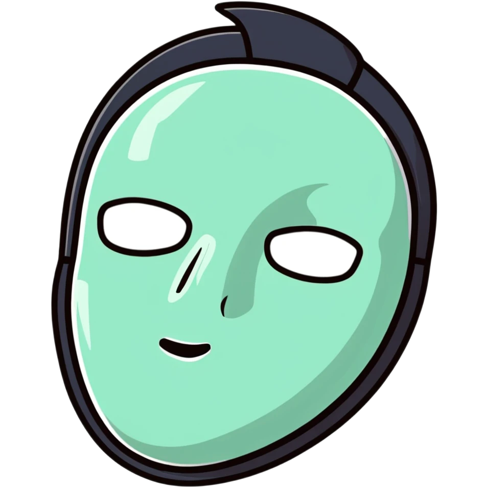 sheet face mask with serum emoji
