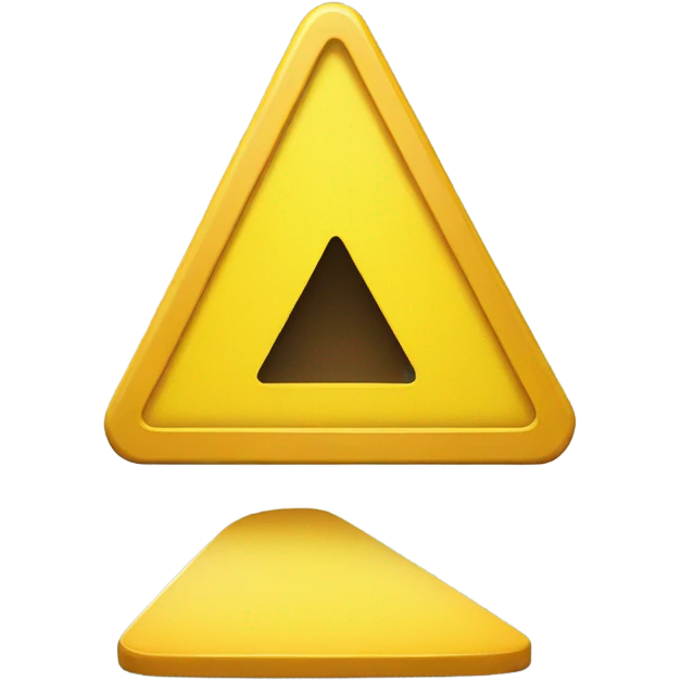 yellow warning signal emoji