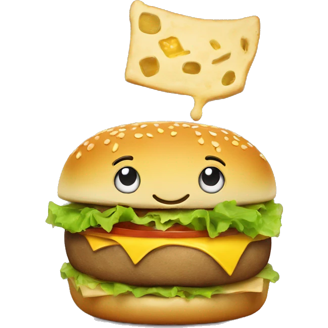 Happy Cheeseburger  emoji