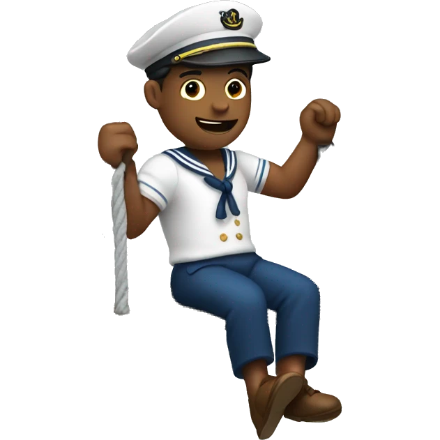 sailor swinging on a swing emoji