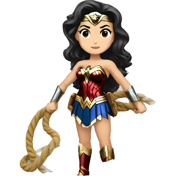Wonder Woman rope emoji