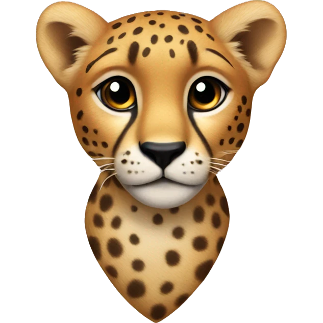 cheetah heart emoji