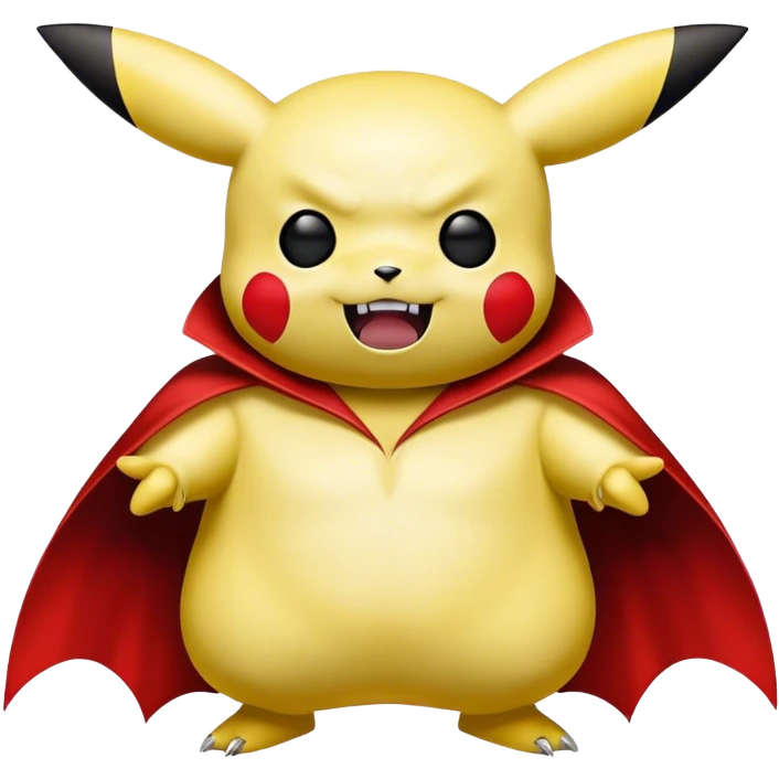 pikachu-ghostface vampire emoji
