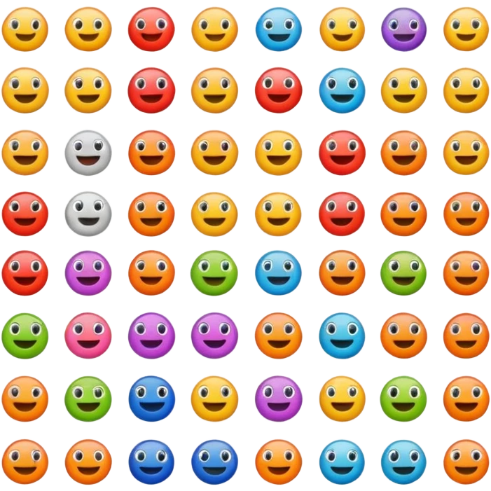 😝 mélange 👋🏼 emoji