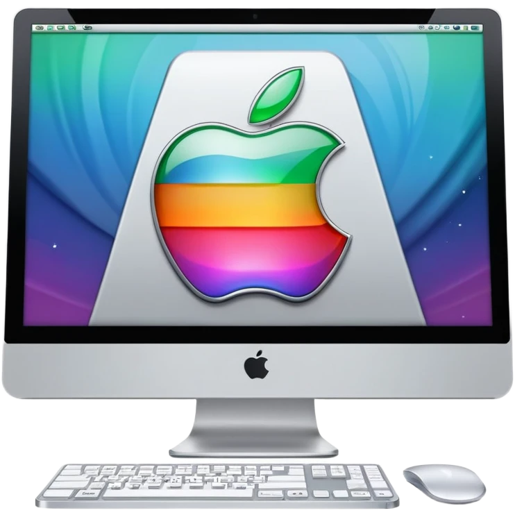 Apple iMac Y2K emoji