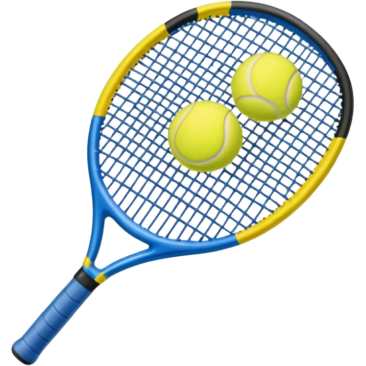 padel a racket with a yellow tennis ball emoji
