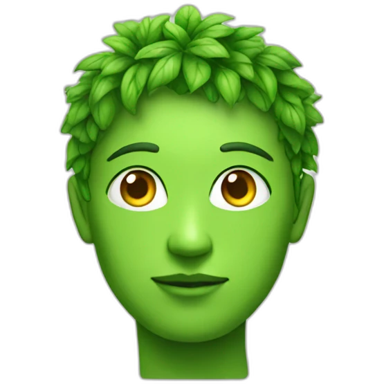 green mind emoji