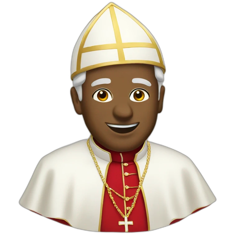 pope in america outfit emoji
