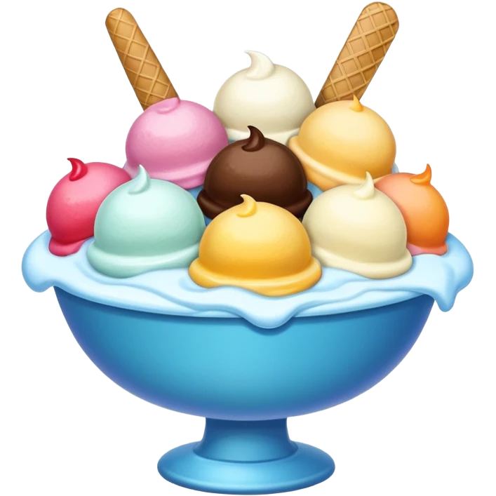 ice cream bowl  emoji