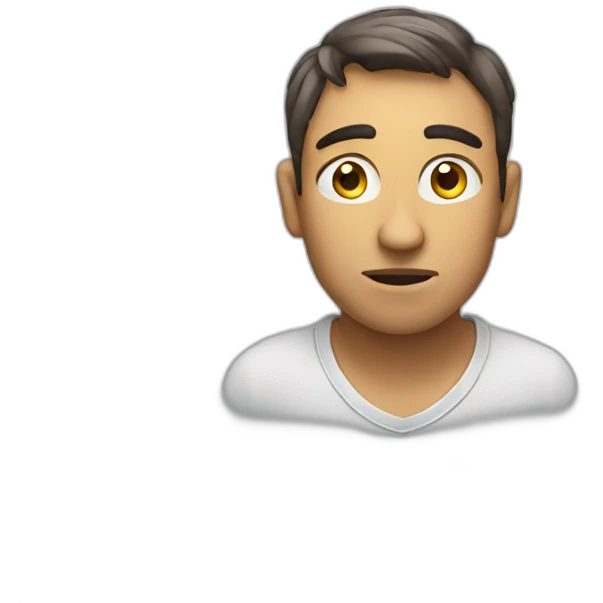 MAN THINKING emoji