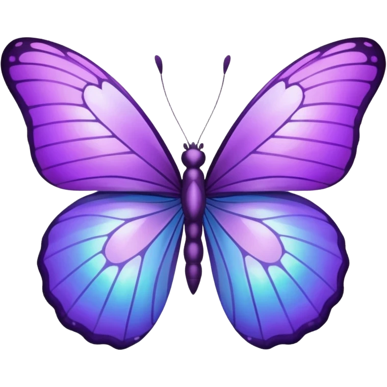 purple butterfly emoji
