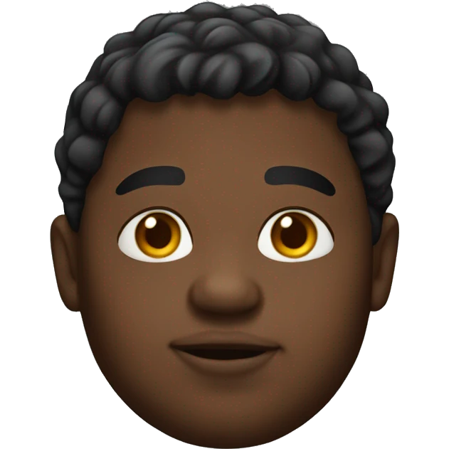 Fat black boy emoji
