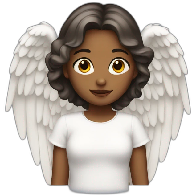 angel girl emoji