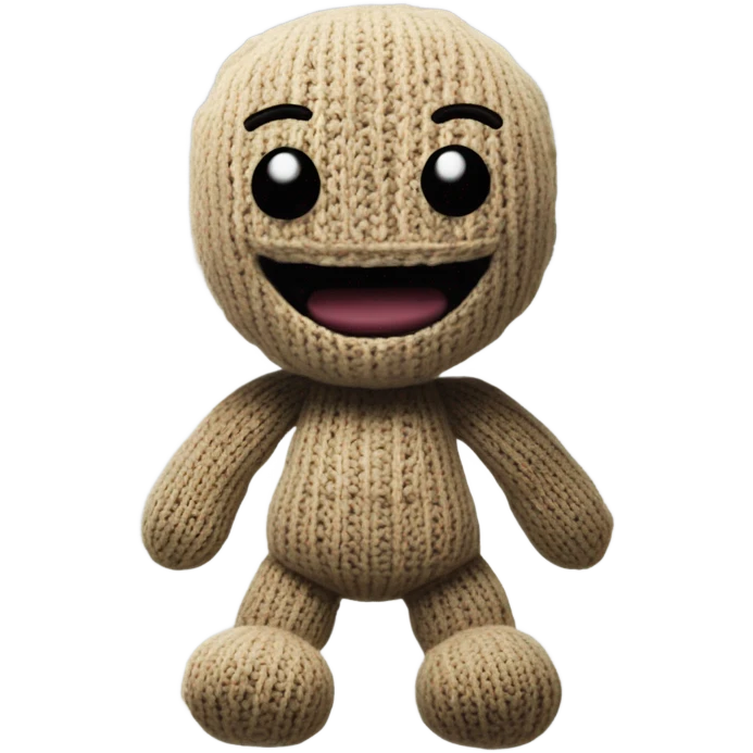 Sackboy character from game emoji