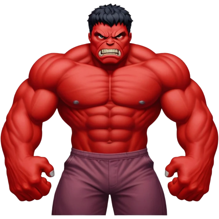 Red Hulk emoji