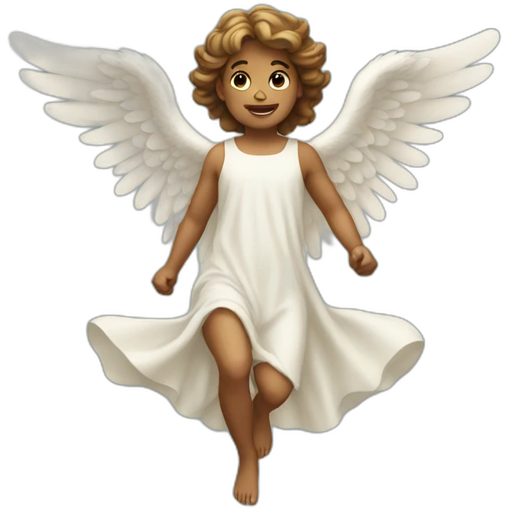 Angel flying emoji