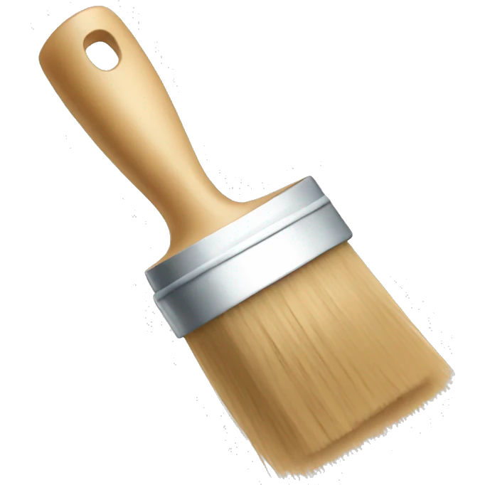 Beige brush emoji
