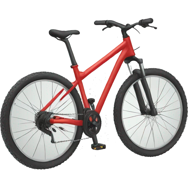 Red mountain bike emoji