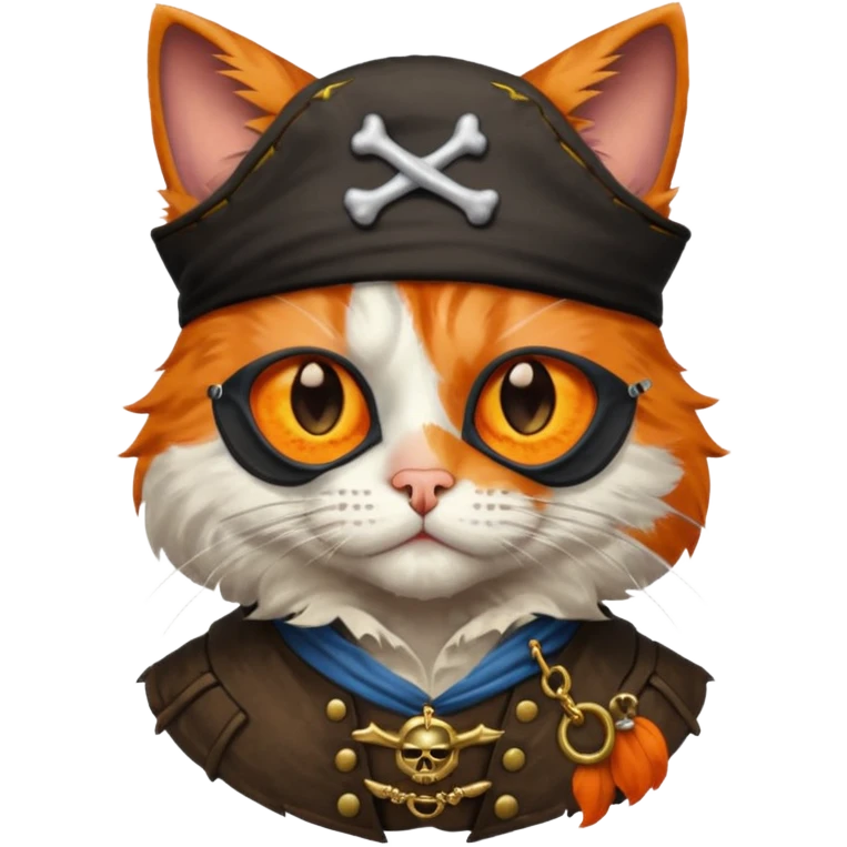 pirate cat emoji