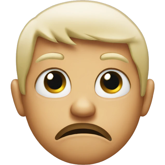 Disgusted emoji emoji