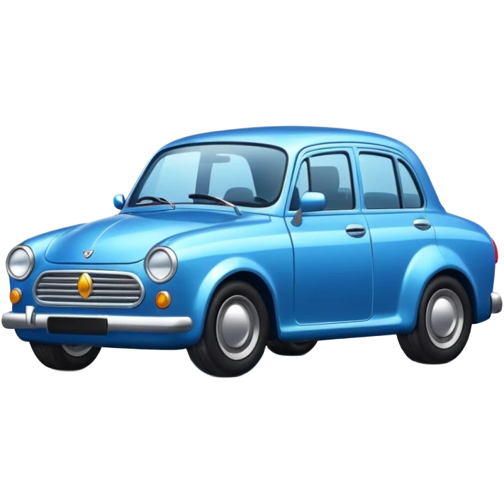 blue  car  emoji