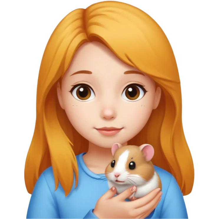 hamster ponpon girl  emoji