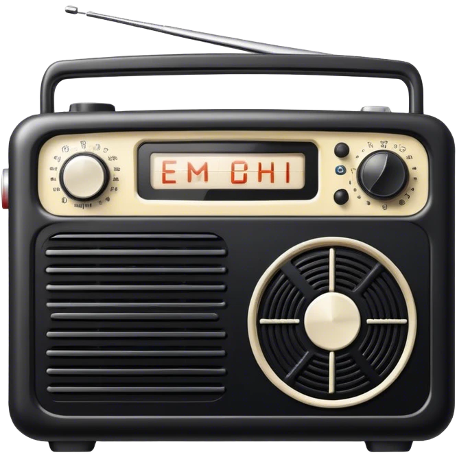 Black Radio emoji