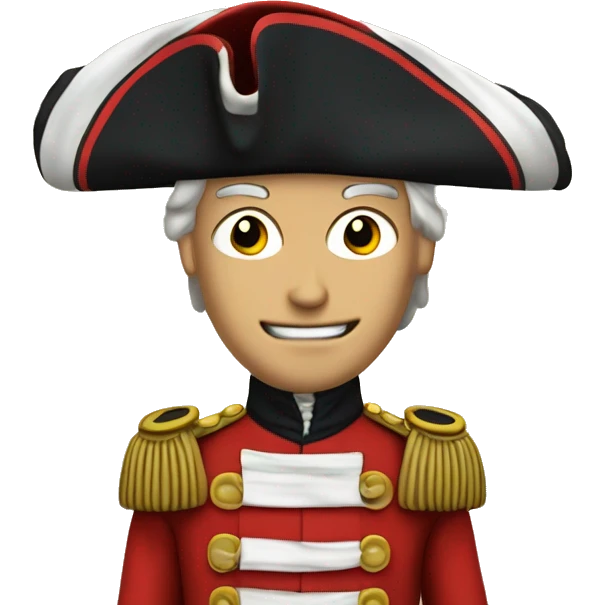british redcoat solider 1700s revolutionary war emoji