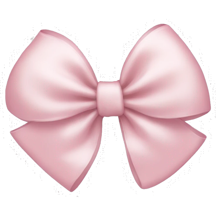 Light pink bow emoji