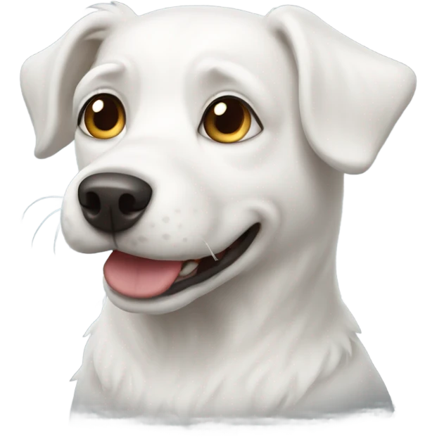 White dog emoji