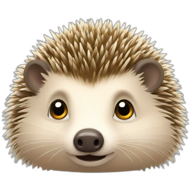 hedgehog without a phone emoji