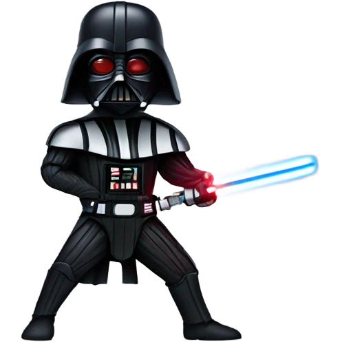 darth vader with light saber emoji
