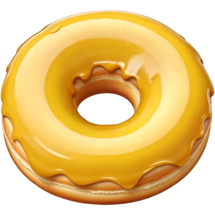 Banana inside donut emoji