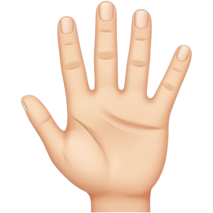 Can you create a thumbless hand emoji