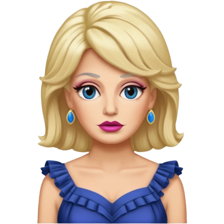 Trump in drag emoji