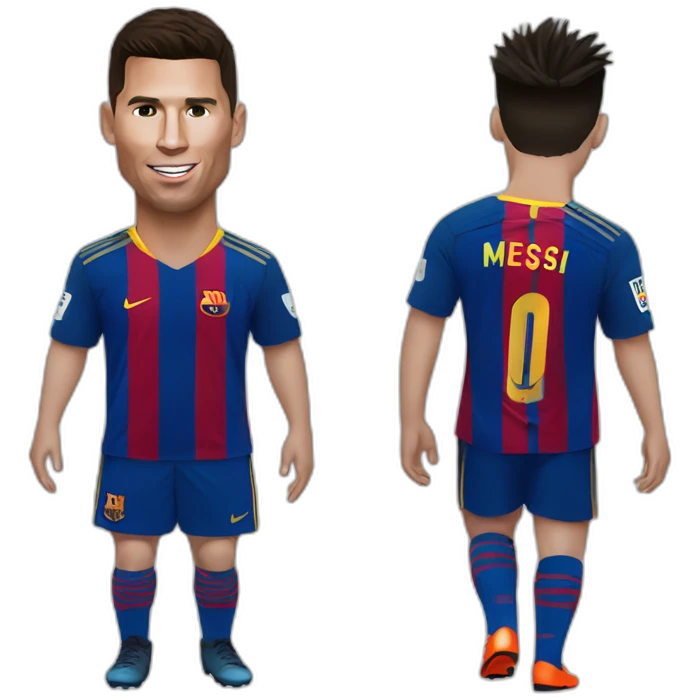 Ronaldo and messi emoji
