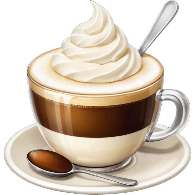 caffè e panna emoji