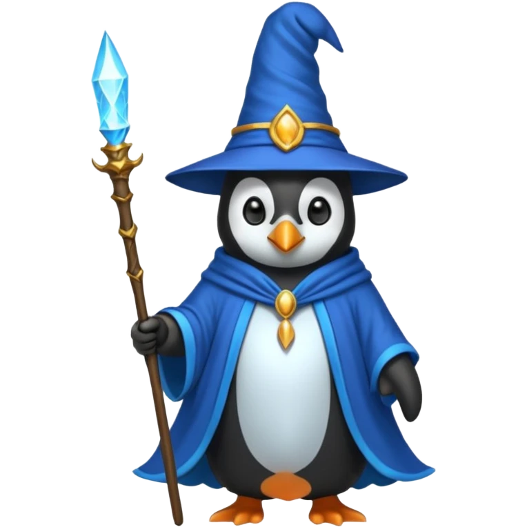 Penguin Wizard emoji