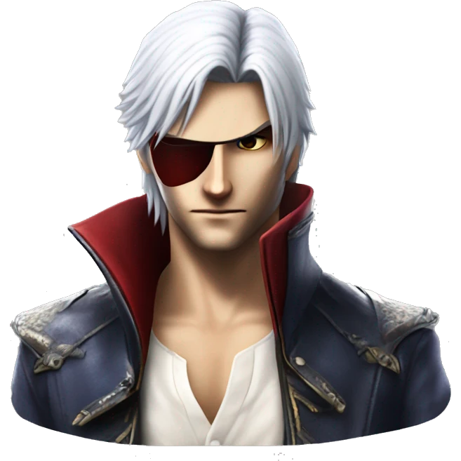 Dante Sparda from game Devil May Cry  emoji