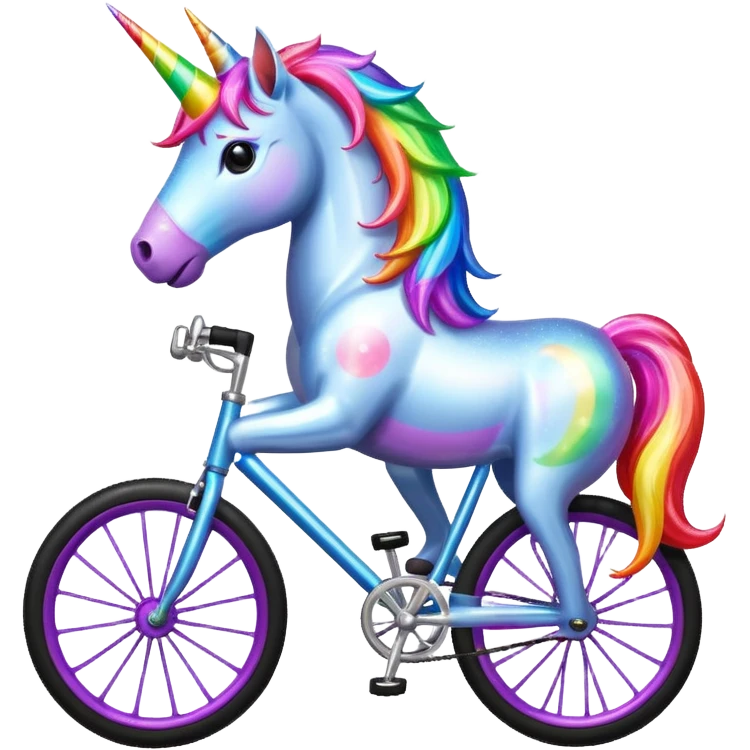 unicorn bike emoji