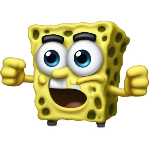 SpongeBob thumbs down emoji