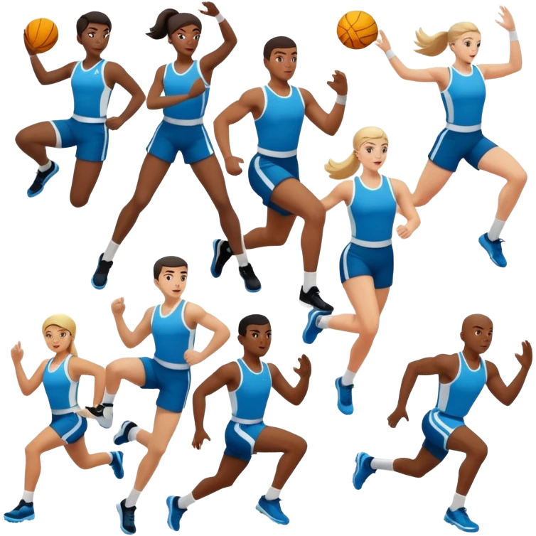 Number 7 Printed Athletes emoji