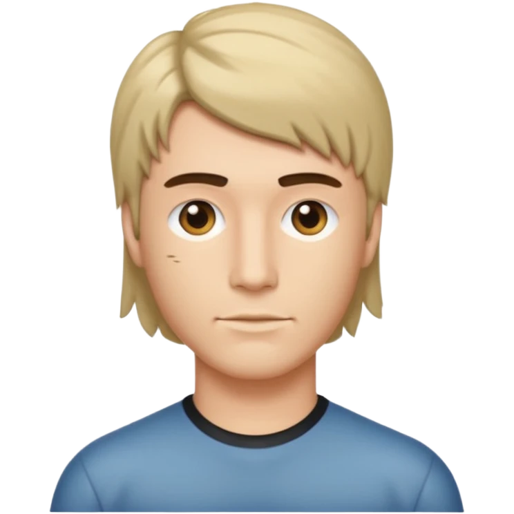 Mullet haircut  emoji