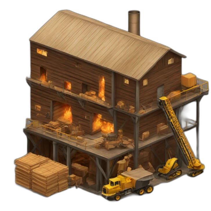 wood factory emoji