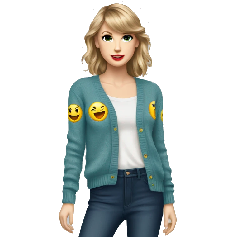 taylor swift cardigan emoji