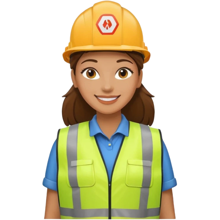 women, Waste Management, safety vest emoji